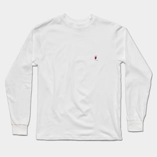 Mand and Mouse Doodle Art Long Sleeve T-Shirt